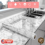 Marble Contact Vinyl Self Adhesive Peel Stick Wallpaper Kitchen Countertop. Fixed Price $71.98.