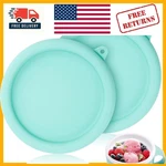 5.9IN Silicone Bowl Covers For Dash My Mug 2PCS Durable Bpa-free Storage Lids. Fixed Price $11.40.