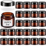 Layhit 24 Pcs Oz Glass Jars With Lids Bulk, Small Containers Travel St.... Fixed Price $29.17.
