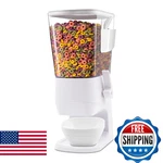 Zeadesign Cereal Dispenser Countertop With Bowls Spoons Cutlery Box, 3.2L. Fixed Price $50.78.