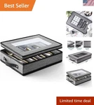 Flatware & Utensil Storage, Durable Silverware Box With Padded Divide.... Fixed Price $37.05.