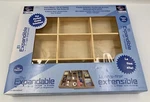 New Axis Bamboo Expandable Odds Ends Drawer Organizer Expands From 11 To 20. Fixed Price $11.97.