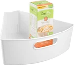 Idesign Lazy Susan Kitchen Organizer - Compact White Storage Bin. Fixed Price $896.99.