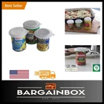 8-PACK Clear Food Lids Airtight Seal For 4" Cans, Reusable & Safe. Fixed Price $25.99.