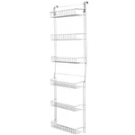Over The Door Organizer 6-TIER Pantry Adjustable, White. Fixed Price $36.28.
