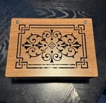 Royalhouse Premium Wood Tea Storage Box Organizer (brown). Fixed Price $17.00.