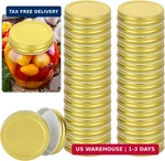 Zoeyes 50 Pcs Regular Mouth Mason Canning Jar Lids, Reusable Metal For. Fixed Price $28.24.