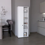 Depot E-shop Cary 67" Kitchen Storage Cabinet With One Door, Five Interior. Fixed Price $344.49.