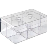Mepal, Rectangular Tea Box For Elegant Bag Storage, Transparent, 6 .... Fixed Price $30.48.