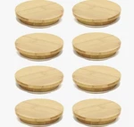 Bamboo Wooden Mason Jar Lids Regular Mouth, Eco Friendly - Fits Standard Size.... Fixed Price $23.48.