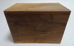 Olive Wood Hinged Lid Recipe Address Index Card Box Case Organizer Kitchen LW2. Fixed Price $29.99.
