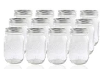 Ball Glass Mason With Lid Band, Regular Mouth, 12 Jars Pack, Clear. Fixed Price $55.99.