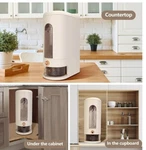 Triiter Brand Large Rice Holder Dispenser, 25 Lbs Capacity With Accessories New. Fixed Price $25.00.