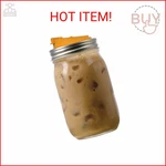 Jarware Drink, Orange Lid For Regular-mouth Mason Jars. Fixed Price $10.99.