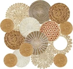 15 Pcs Boho Wall Basket Decor Handcrafted Seagrass Woven Rustic.... Fixed Price $78.29.