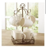Princess House Meridian Mug Caddy 3233 New Box $64.95. Fixed Price $59.95.