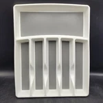 Room Essential Flatware Organizer Target 6-COMPARTMENT White Tray. Fixed Price $9.99.