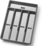 Silverware Organizer With Cutlery Icons Tray For Kitchen Drawer .... Fixed Price $24.07.