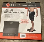 Bally Total Fitness Digital Bathroom Scale Jumbo Lcd Display 400 Lb. Limit Black. Fixed Price $24.99.