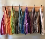 Mesh Market Bag Long Handles 30+ Colors Produce String Net Farmers Crochet Large. Fixed Price $5.99.