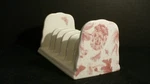 Portmeirion 6 1/2" Botanic Pink Slice Toast Rack Server Letter Holder -. Fixed Price $24.00.