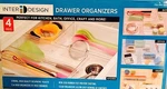 New Id Inter Design Drawer Organizers 4 Piece Set. Fixed Price $29.00.
