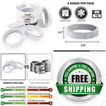 Regular Mouth Mason Jar Screw Bands 4 Total In Each Pack Superior Quality Seals. Fixed Price $22.88.