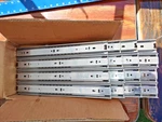 Knape & Vougt 8 Pair 14" Drawer Guides Full Extension, Side-mount. Fixed Price $63.80.