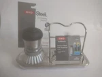 Oxo Good Grips Stainless Steel Sink Caddy + Soap Dispensing Palm Brush. Fixed Price $20.50.