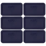 Pyrex 7214-PC Rectangle 4.8 Cup Storage Lid Cover Blue 6PK For Glass Dish. Fixed Price $23.99.