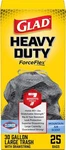 Hefty Ultra Strong Large Trash Garbage Bags 30 Gallon, 25PC Pine Breeze. Fixed Price $15.99.