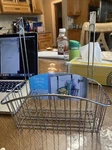 Spectrum Diversified Contempo Storage Basket Over The Cabinet, Steel Wire, Sink. Fixed Price $23.40.