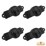 Cabinet Pulls Kitchen Drawer Handles Victorian Cast Iron Hardware Black Set Of 4. Fixed Price $22.99.