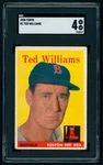 1958 Topps Ted Williams (hof) Red Sox #1 Sgc 4 Vibrant Color. Fixed Price $275.00.