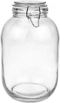 Folinstall Glass Jar With Airtight Lid - Large Mason 1 Gallon, Clear. Fixed Price $41.23.