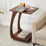 Cozymatic Emerson Solid Wood End Table With Rolling Wheels, Shaped Side Tab.... Fixed Price $195.41.