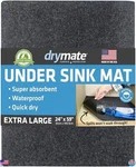 Drymate Premium Xl Under Sink - Charcoal Waterproof Cabinet Protector 24"X59. Fixed Price $44.04.