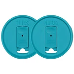 Mason Jar Drink Lid, Regular Mouth, Usa Made, Aqua Blue, Pack Of 2. Fixed Price $28.09.