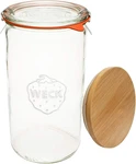 Weck 974 Glass Jars 1.5L With Large Storage Capacity Preserving Ai. Fixed Price $59.50.