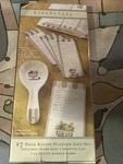 27 Pc Recipe Planner Gift Set By Lifestyles New In Box!!. Fixed Price $8.75.