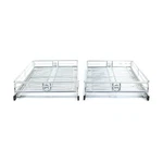 Origami Steel Sliding Pullout Drawer Organizer, Adjustable 13"-21" Width, Pack. Fixed Price $120.99.
