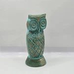 Novica Wise Ole Owl Jempinis Wood Eye Glass Holder Display 6.5"H. Fixed Price $13.20.