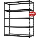 Workpro 5-TIER Metal Shelving Unit, Heavy Duty Adjustable Storage Rack, 4000 Lbs. Fixed Price $140.00.