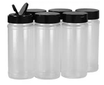 Pinnacle Mercantile Square 16OZ. Spice Jars W/sifter Lids Ounces, Clear. Fixed Price $22.26.