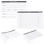Okuna Outpost Client Profile Cards - Salon Office Supplies 4 X 6 Inch, White. Fixed Price $23.78.