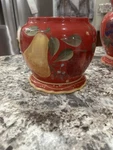 Casa Vero Ack Hand Painted Ceramic Canister / Jar. Fixed Price $5.00.