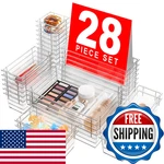 A-lugei Military Grade Drawer Organizer Clear Makeup Holds 177 Items. Fixed Price $30.07.