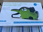Daydots Ecolab 12020-01-00 Double Line Food Rotation Label Gun Receiving Prep. Fixed Price $87.40.