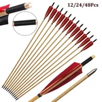 32" Handmade Wooden Arrows Hunting Recurve Bow Archery 5" Turkey Feather. Fixed Price $149.13.