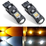 Bright 7443 Switchback Led Bulbs White/yellow T20 3030 Chipsets For Turn Signals. Fixed Price $34.19.